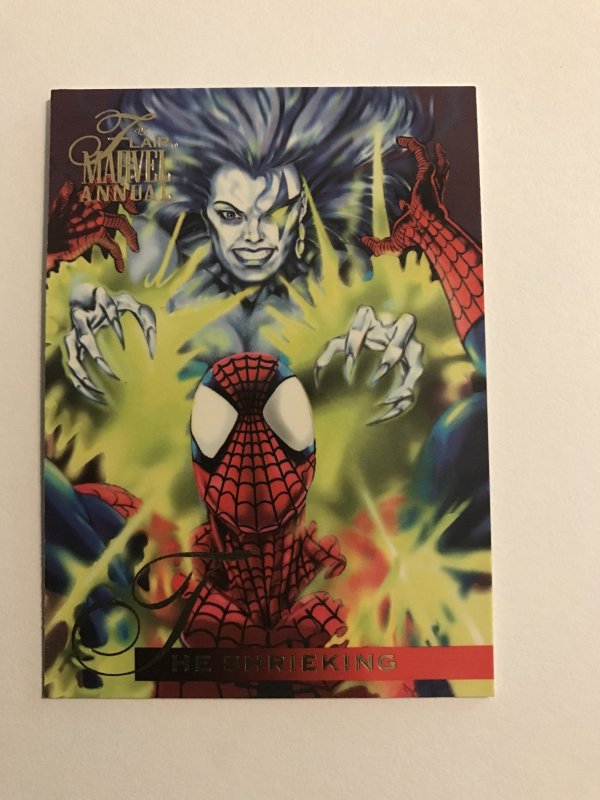 THE SHRIEKING #57 card : Marvel Annual 1995 Flair; NM/M; base, Spider-Man