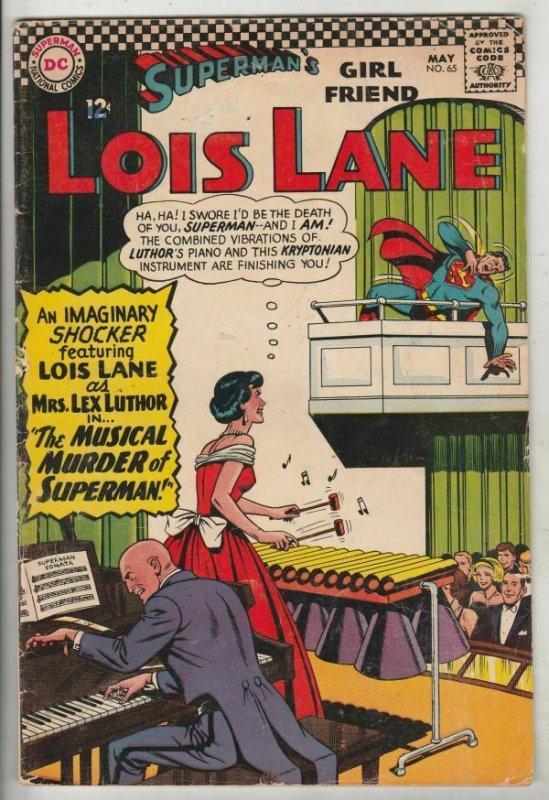 Lois Lane, Superman's Girlfriend  #65 (May-66) FN- High-Grade Superman, Lois ...