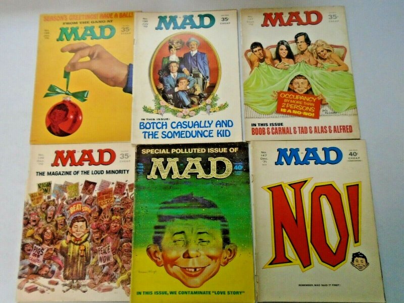 Early 70's MAD Magazine Lot 26 Different (1970-1974)