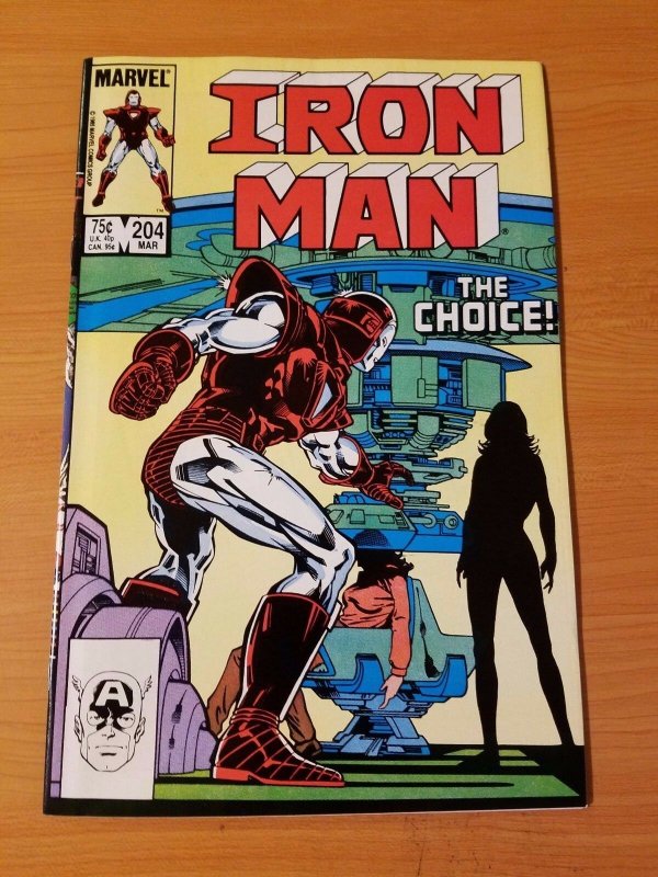 Iron Man #204 ~ NEAR MINT NM ~ 1986 MARVEL COMICS