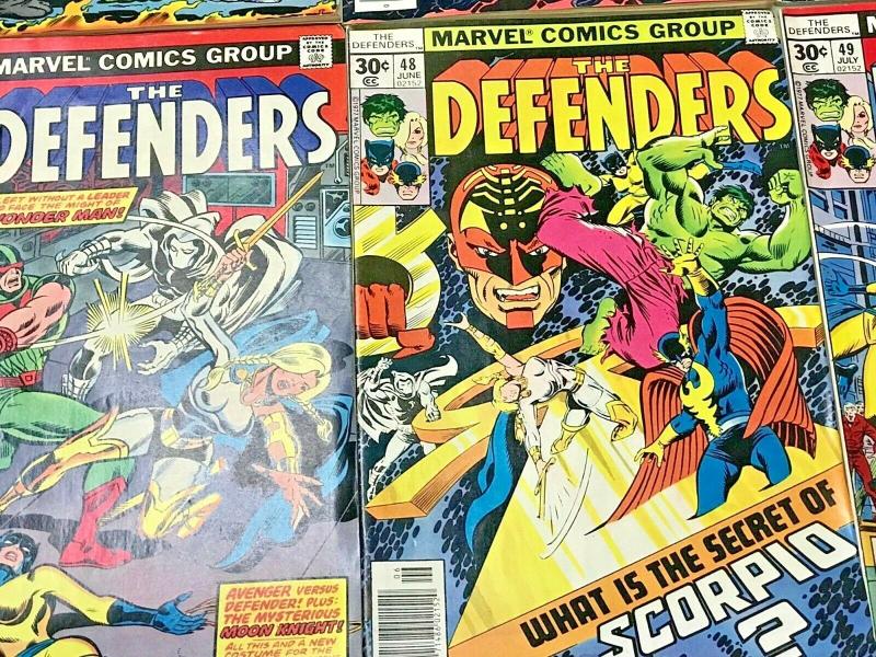 DEFENDERS#42-56 VF LOT 1976 (14 BOOKS) MARVEL BRONZE AGE COMIC