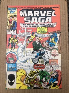 The Marvel Saga The Official History of the Marvel Universe #10 (1986)