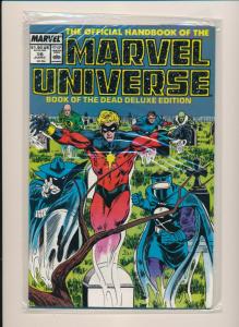 Lot of 8-MARVEL UNIVERSE BOOK OF DEAD I&II, Weapons, & MORE!! #13-20 VF(PF748) 