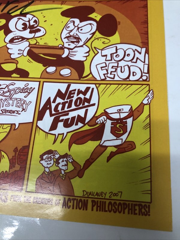 Comic Book Comics (2008) # 1 (FN/VF) Variant •  Signed Fred Van Lente •Evil Twin