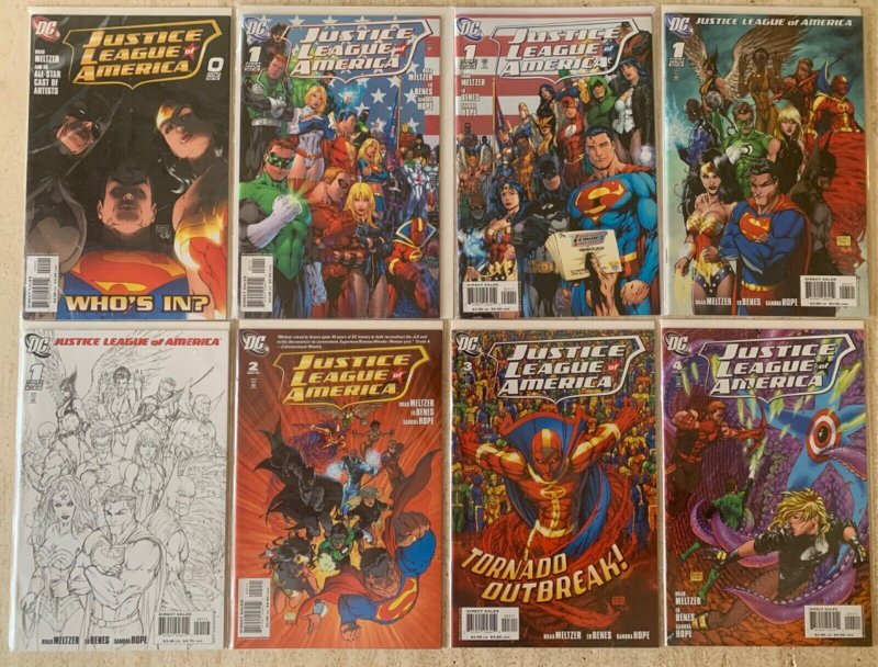 JUSTICE LEAGUE OF AMERICA 0, 1-60 + VARIANTS | 2005-2011 | COMPLETE! | 65 TOTAL