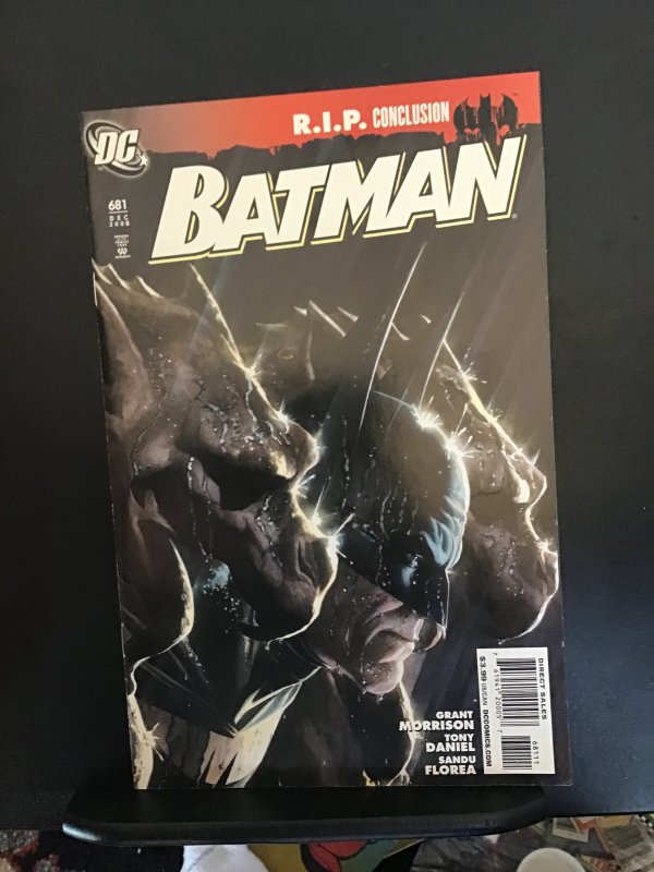 Batman #681 (2008) high-grade R I. P. Final issue! NM- Wow!