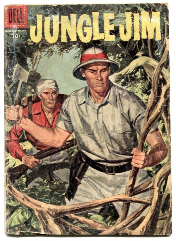 Jungle Jim #7 1956- Dell comics- reading copy