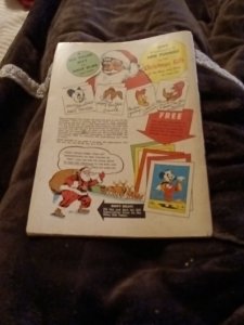 WALTER LANTZ NEW FUNNIES #155 Woody Woodpecker Christmas cover Dell Comics 1950
