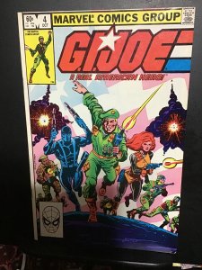 G.I. Joe: A Real American Hero #4 (1982) High-grade 4th issue! C'vill CE...