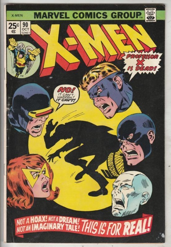 X-Men #90 (Oct-74) VF+ High-Grade X-Men