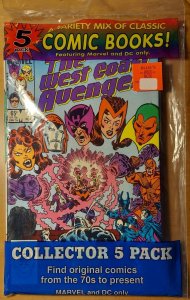 unopened DC/Marvel multipack  #1  5 books  see description for contents