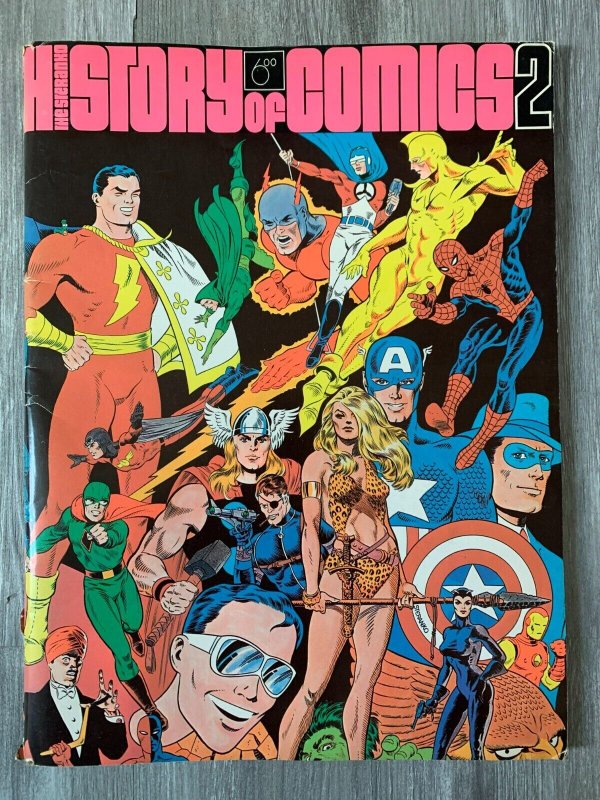 1972 HISTORY OF COMICS 2 by Jim Steranko VG 4.0 Supergraphics Treasury-Sized