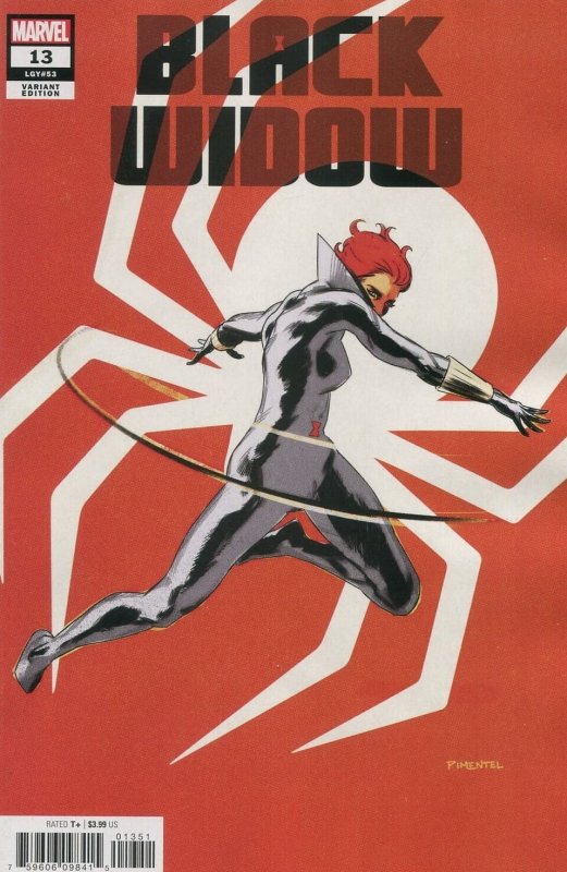 Black Widow (8th Series) #13D VF/NM ; Marvel | 53 Pimentel variant