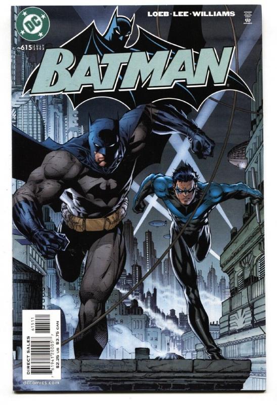 BATMAN #615-JIM LEE-Nightwing cover DC 2003 comic book