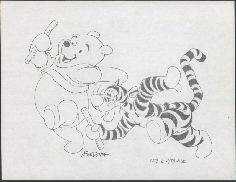 tigger and pooh drawing