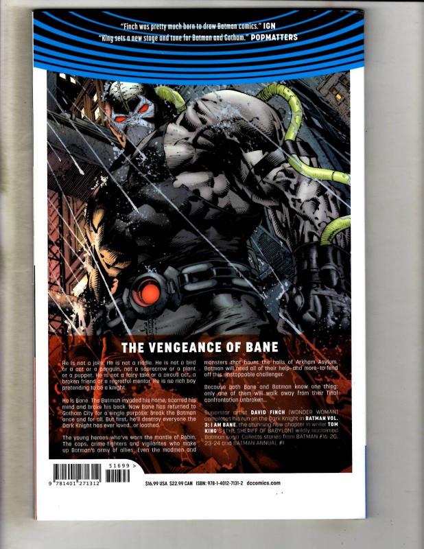 Batman Vol. # 3 I Am Bane DC Comics TPB Graphic Novel Gotham Joker Robin J325