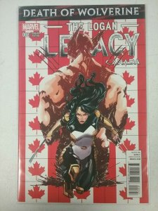 The Logan Legacy #2 Death of Wolverine Canada Variant Marvel Comic NW142