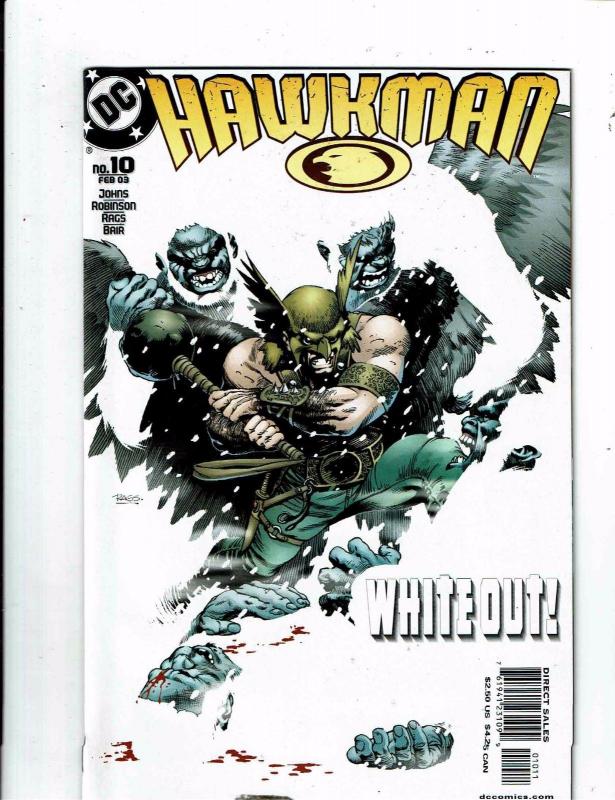 10 Hawkgirl DC Comic Books # 2 3 4 5 6 7 8 9 10 11 Superman Hawkman Batman J212