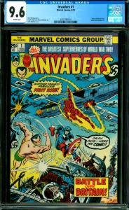 Invaders #1 CGC Graded 9.6 Story Continued From Giant Size Invaders #1