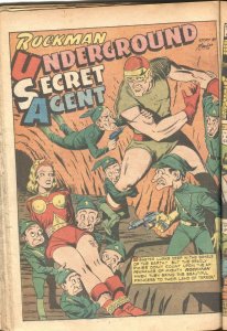 USA COMICS #3-1941-TIMELY-MAJOR LIBERTY-CAPT TERROR-ROCKMAN-INCOMPLETE--RARE