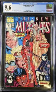 (1991) NEW MUTANTS #98 CGC 9.6 WP! 1st DEADPOOL!