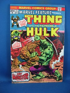 MARVEL FEATURE 11 F VF HULK VS THING 1973 