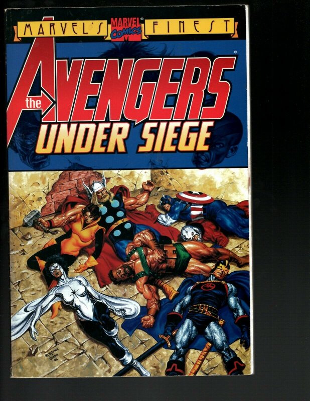 The Avengers: Under Siege Marvel Comic Book TPB Graphic Novel Thor Iron Man J402