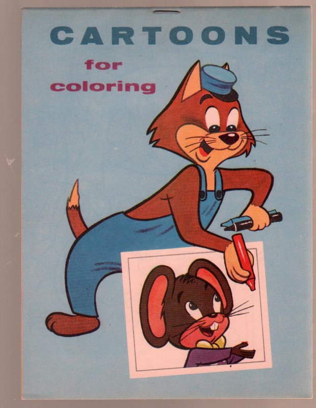 Cartoons For Coloring #660-28 1960-Skit & Skat-premium-unused-NM