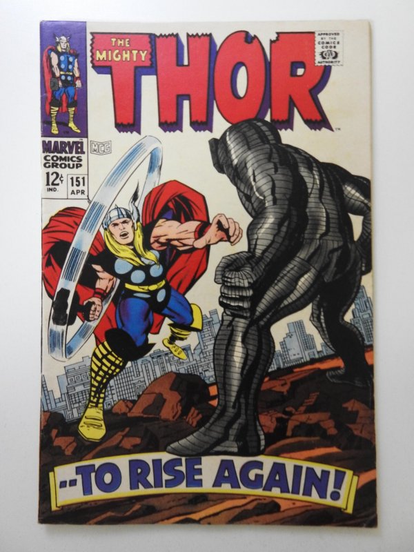 Thor #151  (1968) vs The Destroyer! To Rise Again! Fine/VF Condition!