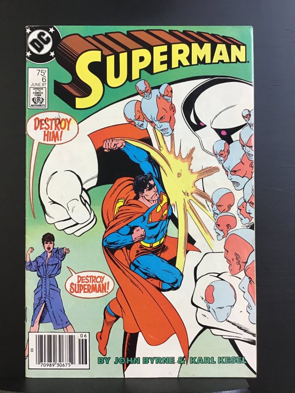 Superman #6 Newsstand Edition (1987)