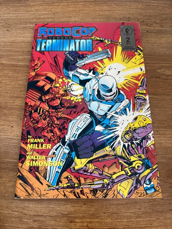 Terminator Vs. Robocop # 2 VF/NM Dark Horse Comic Book Frank Miller 15 J408