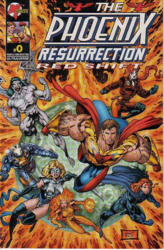 Phoenix Resurrection, The #0A VF ; Malibu | Ultraverse Red Shift