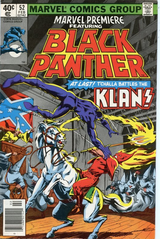 Marvel Premiere #52 Black Panther (1980) VG+ 4.5