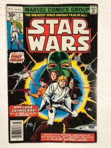 STAR WARS 1 (July 1977)  F+  a new Era begins for movies AND  comics - nice copy 