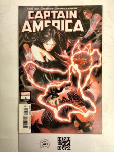 Captain America #5 NM Marvel Comic Book Avengers Iron Man Thor Bucky 24 MS18