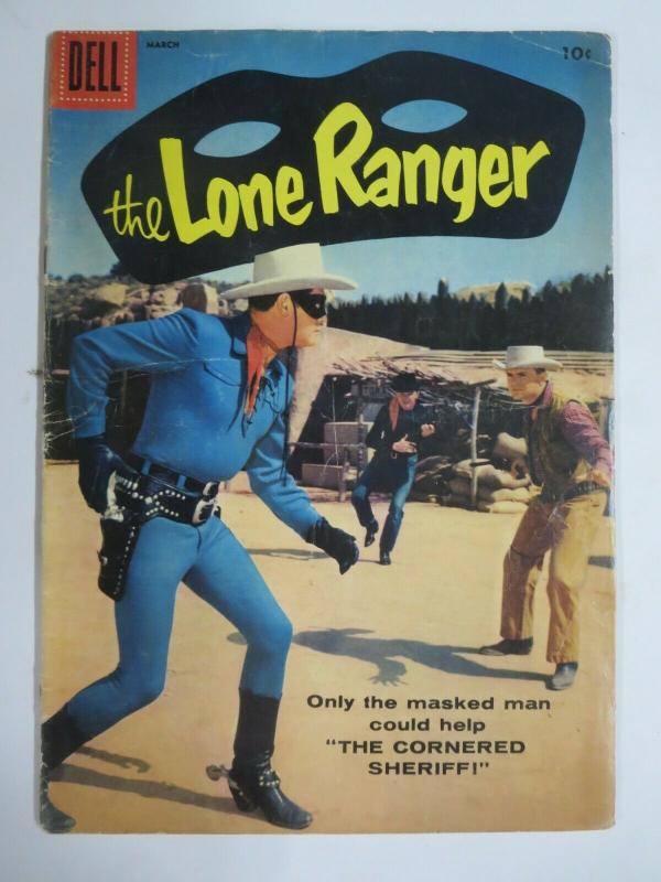 LONE RANGER #117 (Dell,3/1958) (GOOD-VERY GOOD;G-VG)  Photo Cover!