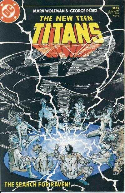 New Teen Titans (1984 series)  #2, VF+ (Stock photo)