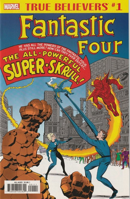 TRUE BELIEVERS FANTASTIC FOUR SUPER SKRULL (2019)