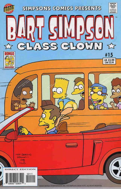 Simpsons Comics Presents Bart Simpson #15 VF; Bongo | save on shipping - details