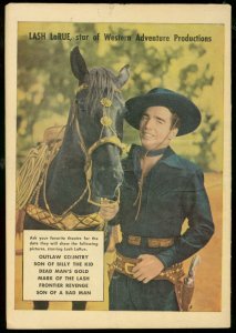 LASH LARUE #5 1951-PHOTO COVERS-FAWCETT-FILM WESTERN G