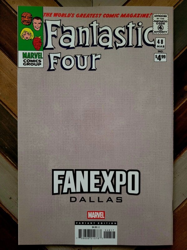 3pc Bundle F.Four #48 Foil Ed DALLAS FAN EXPO 2025 + Surfer & Galactus Funko Pop