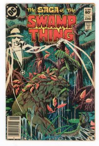 Saga of Swamp Thing #14 Phantom Stranger GD-