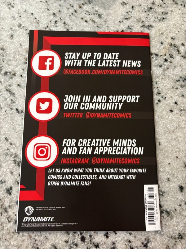 Thundercats Apex # 1 NM Virgin Variant Cover Dynamite Comic Book 10 J436