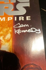 Star Wars Dark empire Platnum edition #1 signed by artist  Cam Kennedy