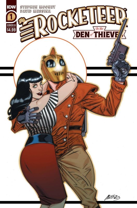 Rocketeer In The Den Of Thieves #1 Cvr B Messina Idw-prh Comic Book