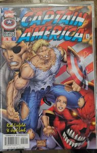 Captain America Vol 2  # 2  1996 marvel HEROES REBORN    ROB LIEFELD  RED SKULL