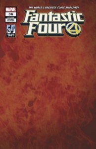 Fantastic Four (2018) #36 VF/NM Wraparound Flame Variant Cover