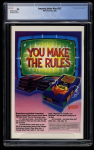 Amazing Spider-Man #362 CGC NM+ 9.6 White Pages 2nd Carnage!