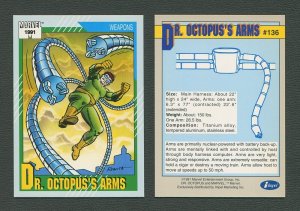 1991 Marvel Comics II  Card  #136 ( Doc Ock's Arms)  MINT