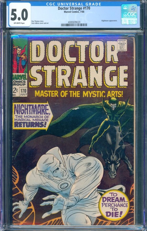 Doctor Strange #172 (Marvel Comics, 1968) CGC 7.5